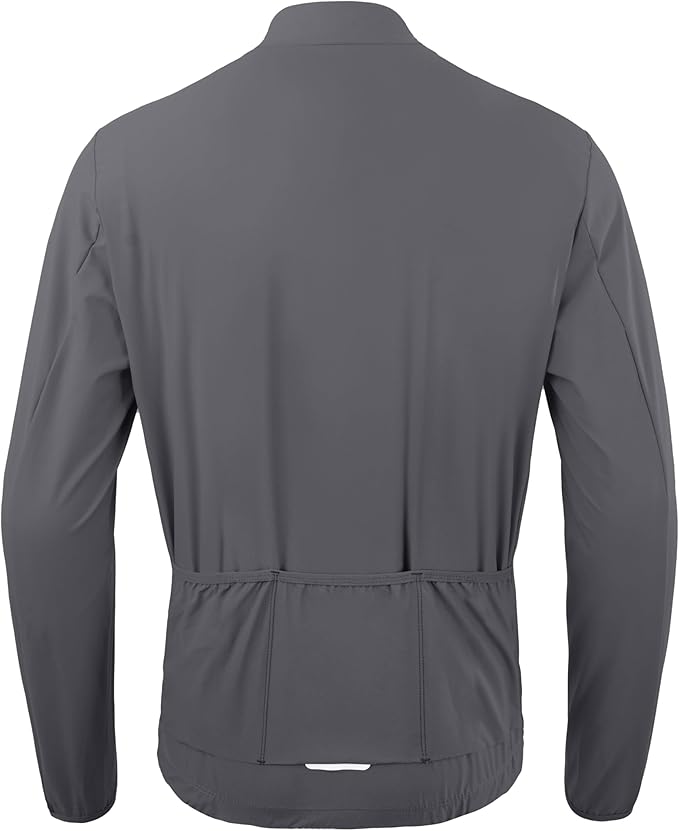 Men's Cycling Jacket Ultra-light Cycling Tops 4 Pockets Windproof Waterproof Bike Windbreaker Double Open Zipper