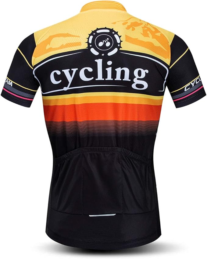 Men's Cycling Jerseys Summer Breathable Bicycle Shirts for Male Riding Clothing Quick Dry MTB Jersey