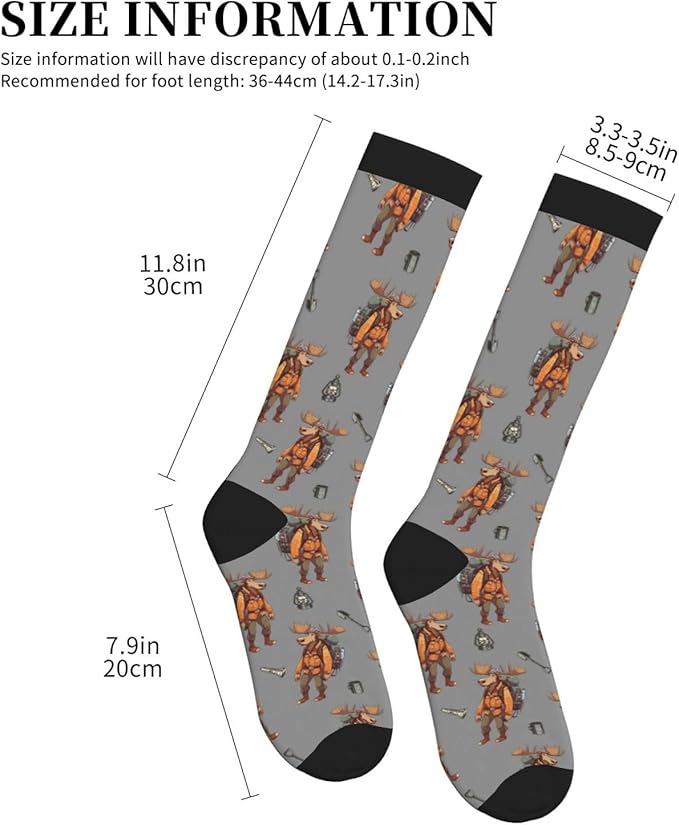 bassyil Compression Socks for Women & Men Circulation 15-20 mmHg Knee High Best Support for Nurses Travel Running Athletic