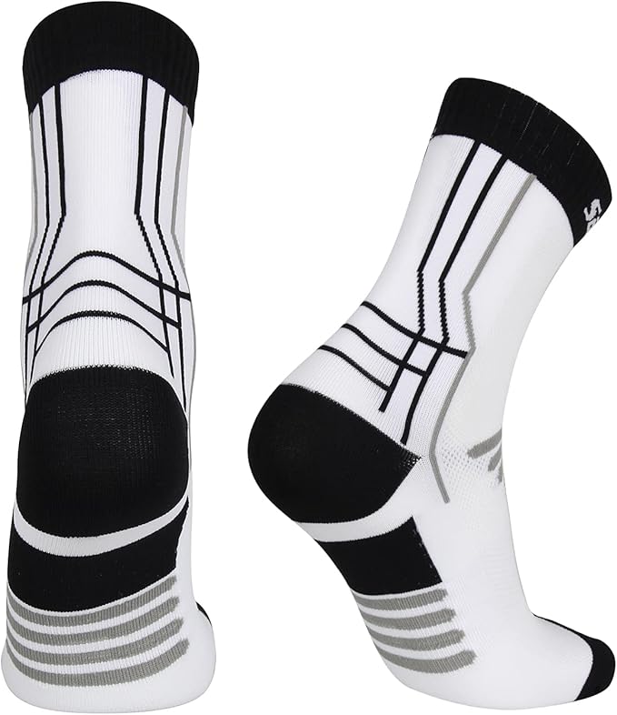 Santic Men's & Women's Cycling Socks Cotton Running Hiking Soccer Socks Crew Athletic Anklets