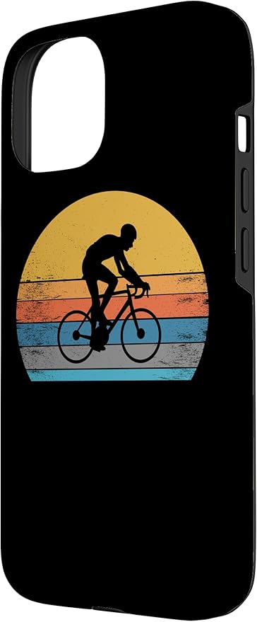 Racing Road Bike Vntage Cycling Riding Racing Bike Bicycle Case for iPhone 15