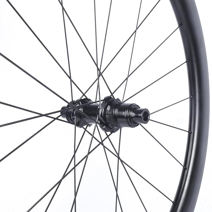 ICAN G40/G50 1320g/1375g Carbon Gravel Bike Disc Wheelset 700C Hooked Rimset 25mm Inner Width 36T Ratchet Hub