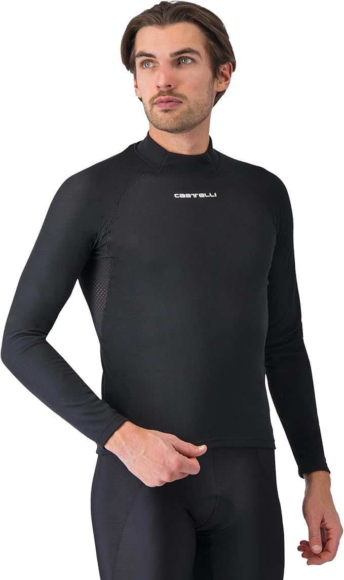 CASTELLI Men’s Flanders 2 Long Sleeve Baselayer, Premium Insulation & Breathability for Cold Road Cycling, Biking Rides