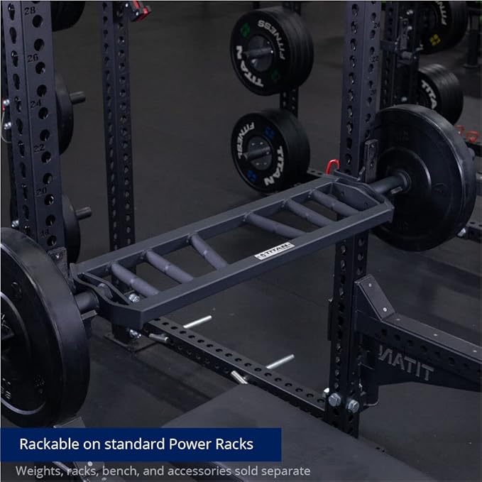 Titan Fitness Hybrid Multi-Grip Olympic Barbell V3, Rated 1,900 LB, Rackable Swiss/Football Bar
