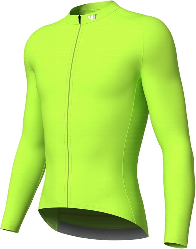 Lo.gas Cycling Jersey Men Short Sleeve, Road Bike Jerseys Full Zipper with Pockets, Bicycle Clothing Breathable Quick Dry