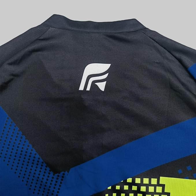 Men’s Cycling Jersey Short Sleeve, Breathable Quick-Dry Mountain Bike Shirt with Zipper for Road Cycling MTB Riding