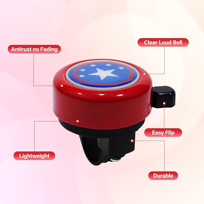 CHILDHOOD Bike Bell for Kids, Bike Accessories for Girls and Kids