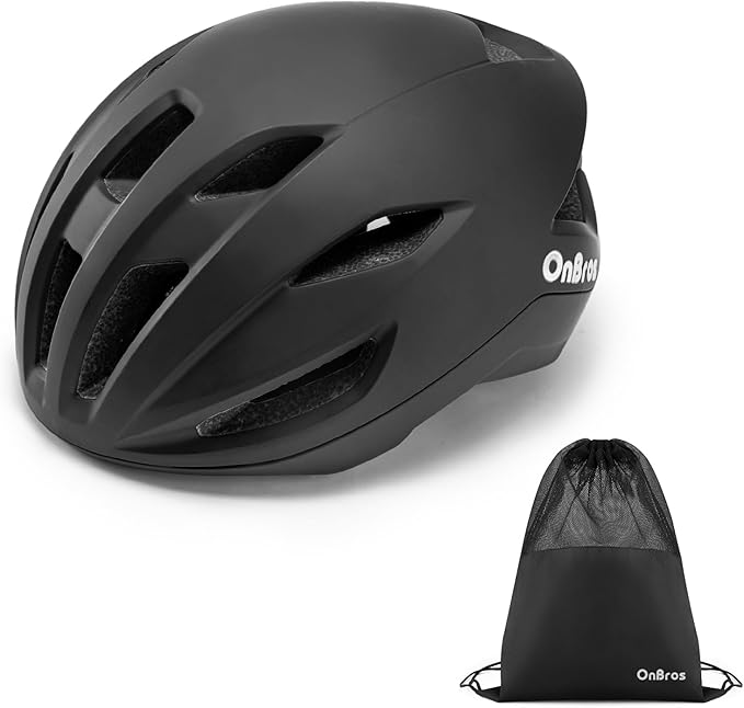 Adult Cycling Bike Helmet, OnBros Lightweight Unisex Bicycling Helmets for Men and Women, Adjustable Fit CPSC Certified Bicycle Helmet