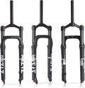 ZTZ 26 * 4.0 inch Fat Tire MTB Air Suspension Fork - Ultralight Rebound Adjustment Front Fork,120mm Travel, 135mm Spacing Hub，9mm QR，Crown Lockout， Ideal for Snow Beach XC Mountain Bikes