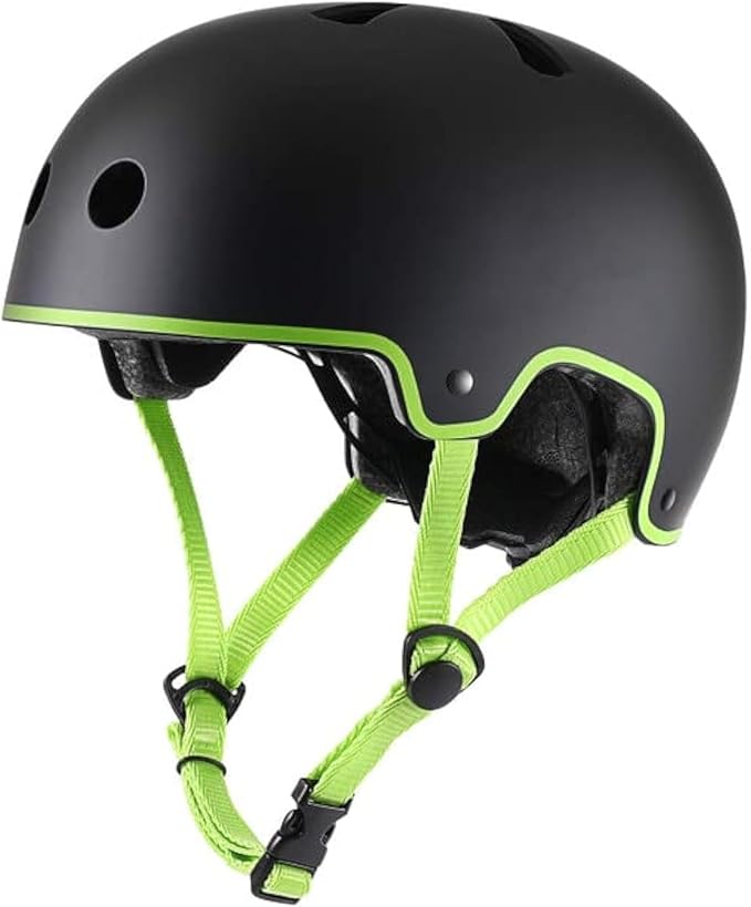 Skateboard Helmet, BMX Helmet, Multi-Sport Helmet, Bike Helmet for Kids, Youth, Men, Women
