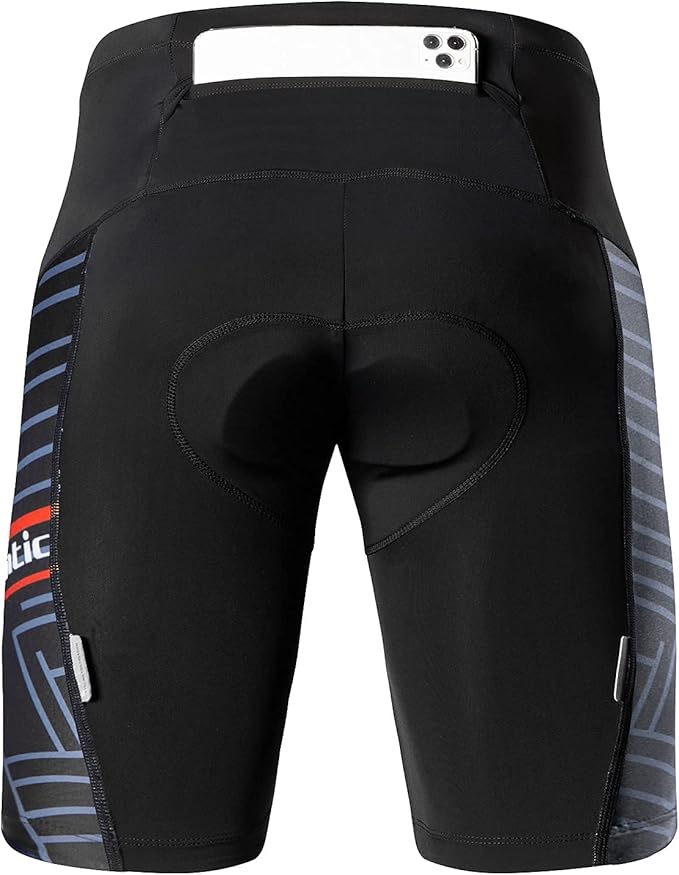 Santic Men's Cycling Shorts Padded Bicycle Riding Pants Bike Biking Clothes Cycle Wear Tights
