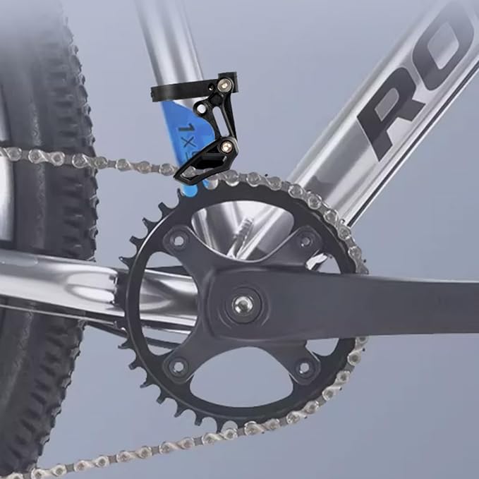 Bike Chain Guide Direct Mount,Bike Chain Tensioner Anti Drop Guide Retention Chain Drop Catcher for Mountain MTB Bicycle