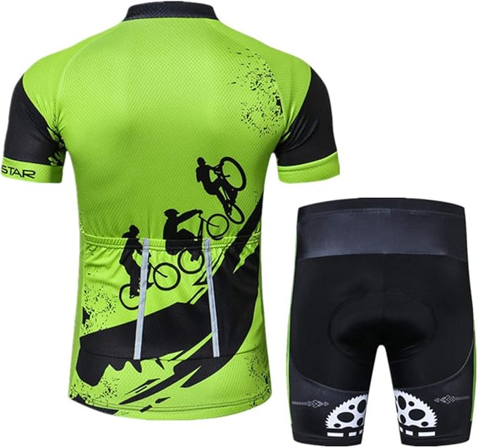 Sportswear Cycling Jerseys Short Sleeve Bike Clothing Bike top Men MTB Jersey Breathable Summer Black