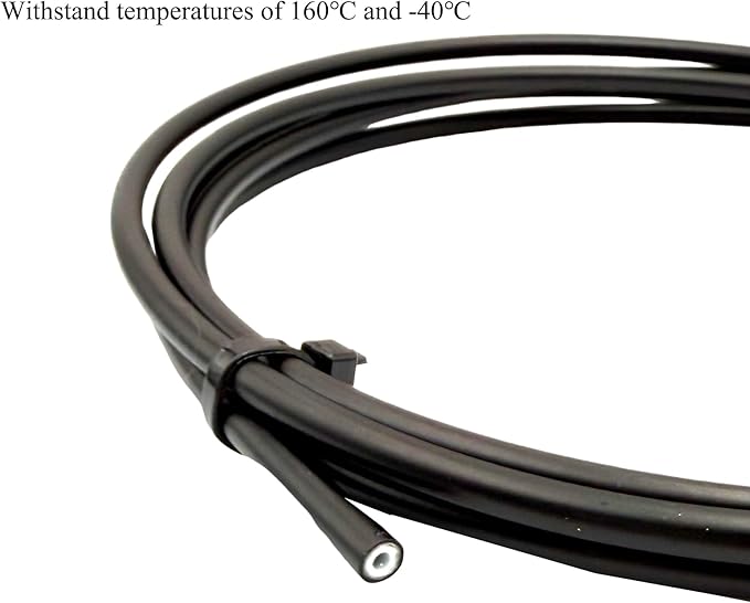 Bike Hydraulic Brake Hose Kit, 2500mm Bike Brake Oil Tube ID.2mm x OD.5mm with BH59 BH90 Brass Ferrules and Barbs Compatible with Shimano BH59 BH90 Avid Sram System