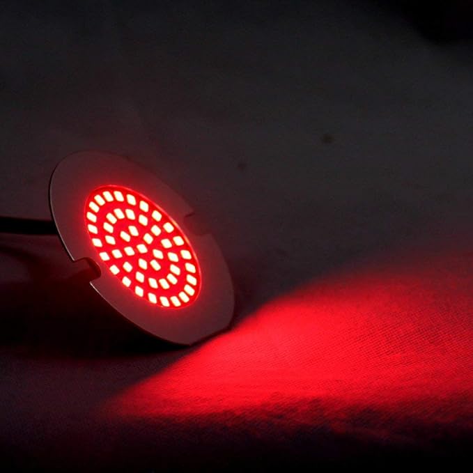 Eagle Lights 3.25 3-1/4 Inch LED Turn Signal Kit Flat Style Generation II with White Running Lights Front (1157) and Rear Red (1156) Turn Signals Compatible With Harley Davidson® Motorcycles