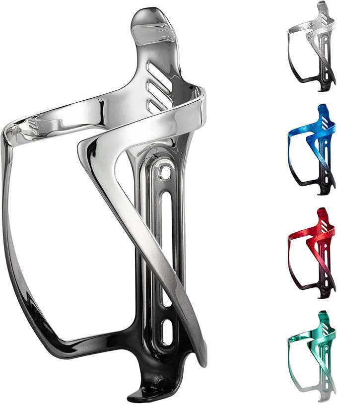 ROCKBROS Bike Water Bottle Holder Aluminum Alloy Bike Bottle Cage Lightweight Bike Cup Holder for Road Mountain Bikes