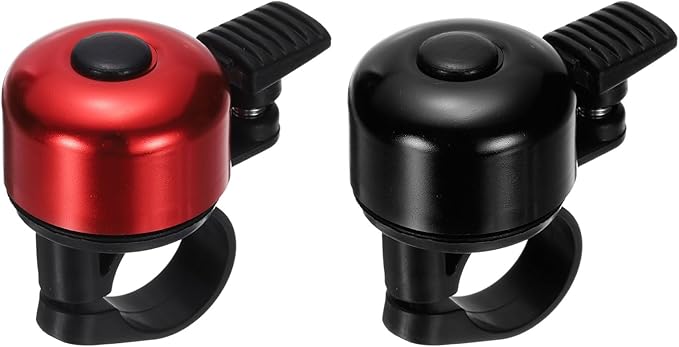 HARFINGTON Bike Bell Mini Bicycle Bell with Loud Crisp Clear Sound Bike Ring Bell Aluminum Bike Accessories