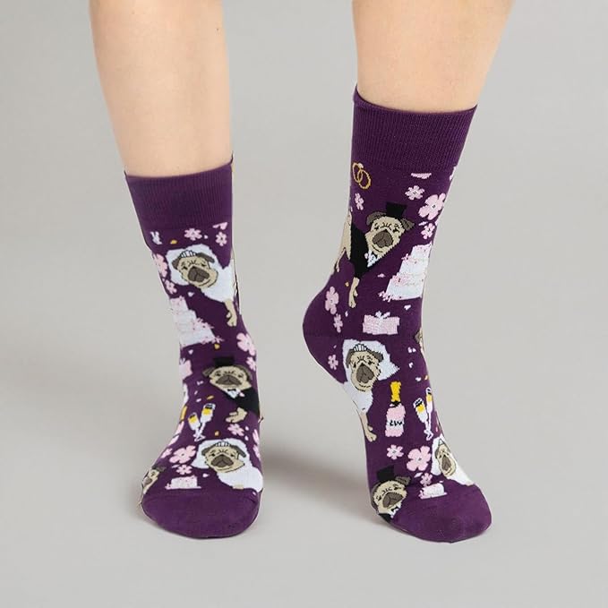 Good Luck Sock Novelty Crew Socks for Adults - For Men, Women and Teens