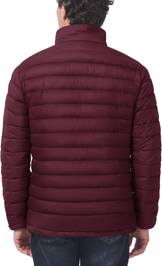 Men's Lightweight Packable Puffer Jacket Insulated Warm Winter Jackets Puffy Coat for Ski Hiking Travel