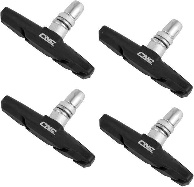Chooee Bike V-Brake Pads, Bicycle Brake Pad Set, 2 Pairs Universal Brake Shoes