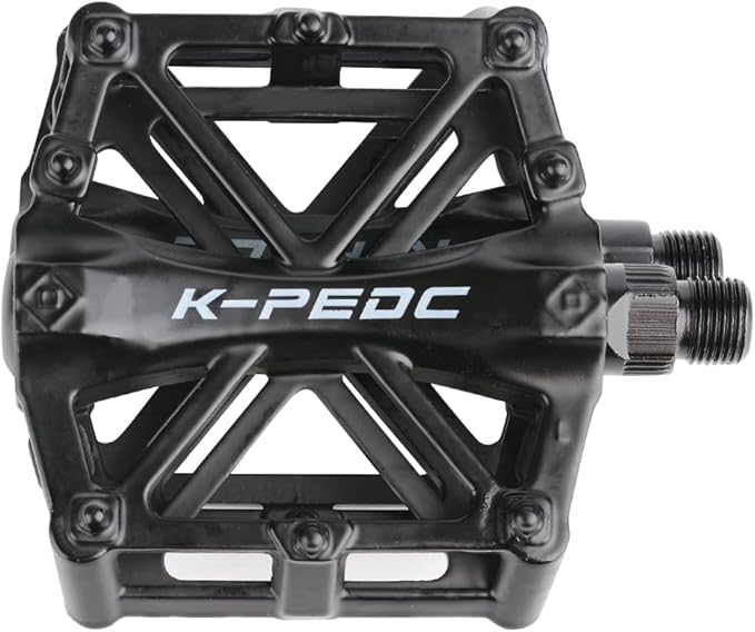 TXJ Sports Bike Pedals 9/16" Bicycle Pedals Mountain Bike, Aluminium Lightweight Platform Pedals for BMX MTB Road Bikes