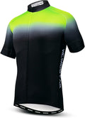 Men's Cycling Jerseys Tops Biking Shirts Short Sleeve Full Zipper Bike Clothing