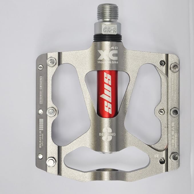 UPANBIKE MTB Road Bike Bicycle Ultra-Light 9/16'' Triple Bearing Aluminum Platform Pedals 1 Pair