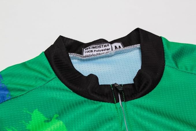 Weimostar Men's Cycling Jersey Men Mountain Bike Jerseys Short Sleeve Tops S-5XL