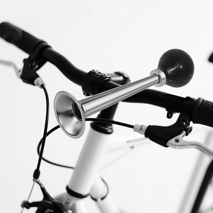 Bike Horn for Adults Classic Horn Metal Squeeze Clown Horn, Fits All Bicycle Handle Bar, Loud Sounds