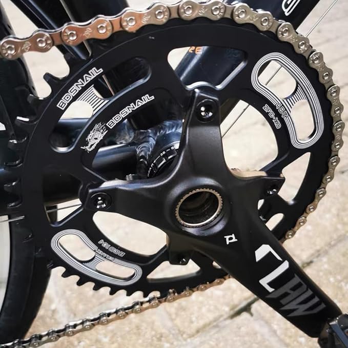 CYSKY 104 BCD Chainring 30T to 52T Narrow Wide Chainring with Sprocket Bolts for 1x Set-up Road Bike Mountain Bike BMX MTB Gravel Ebike