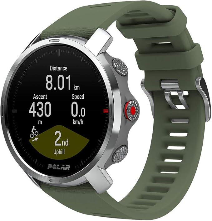 Polar Grit X - Rugged Multisport GPS Smart Watch - Ultra-Long Battery Life, Wrist-based Heart Rate, Military-Level Durability, Sleep and Recovery, Navigation - Trail Running, Mountain Biking