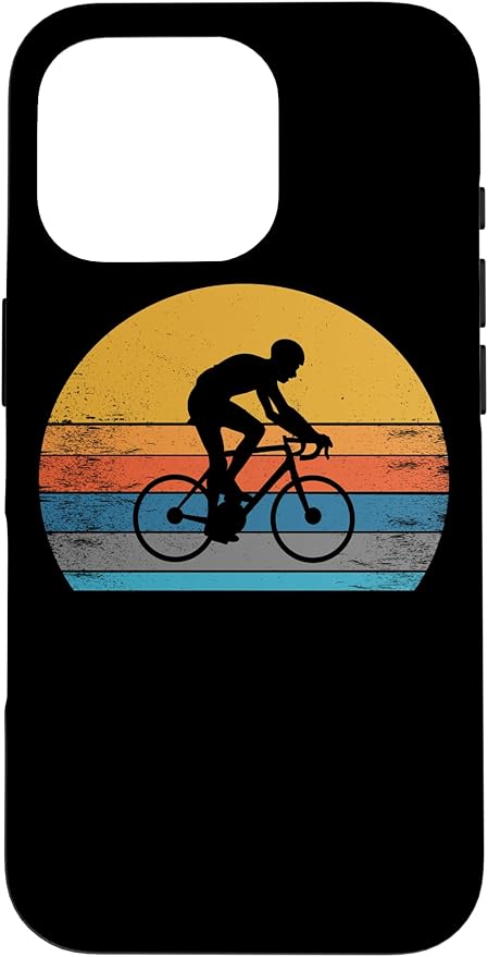 Racing Road Bike Vntage Cycling Riding Racing Bike Bicycle Case for iPhone 16 Pro