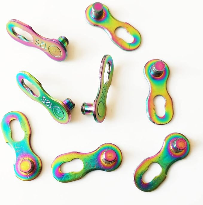 4 Pairs Bicycle Missing Link 1/6/7/8/9/10/11/12 Speed Chain Reusable Steel Bike Chain Link