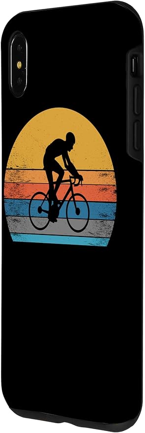Racing Road Bike Vntage Cycling Riding Racing Bike Bicycle Case for iPhone Xs Max