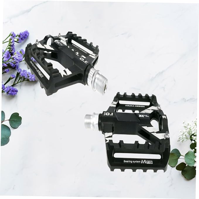 balacoo Mountain Bike Pedals Aluminum Cycle Pedals Platform Non-Slip Comfort for Riding