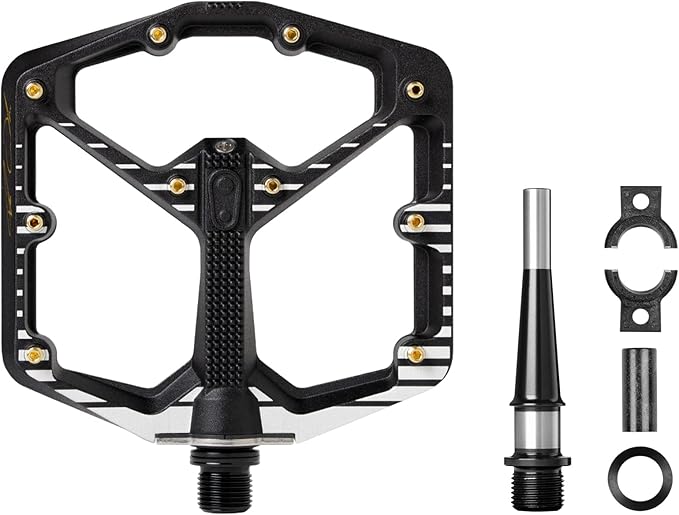 Crankbrothers Stamp Flat MTB Pedals - Size-Specific, Lightweight, Versatile, Durable Bike Pedals