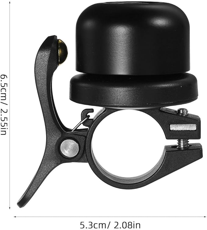 Vintage Bike Bell for Mountain Bikes Retro Copper Metal Cycling Bell Loud Crisp Sound Anti-Loss Folding for Outdoor Cycling Accessories