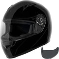 VCAN VX Lightweight Full Face Motorcycle Street Bike Helmet with Extra Tinted Visor, Coolmax Technology & OTG Ready, DOT Approved