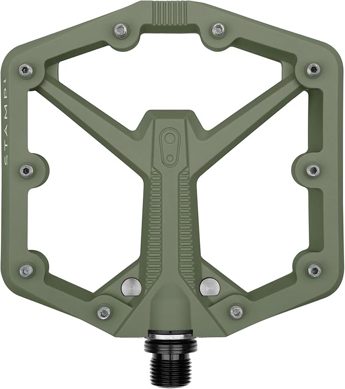 Crankbrothers Stamp Flat MTB Pedals - Size-Specific, Lightweight, Versatile, Durable Bike Pedals