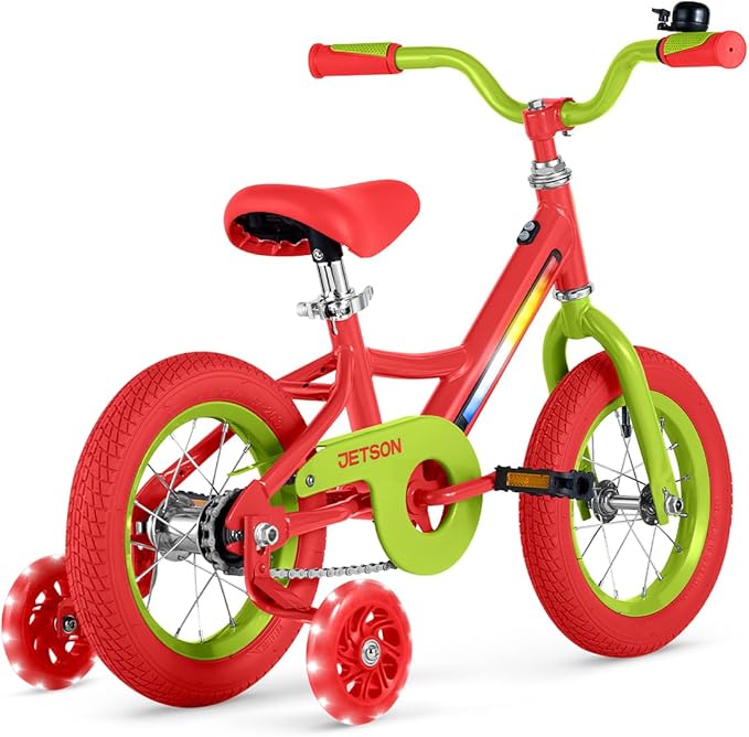 Jetson Light Rider Kids’ Light-up Unisex Bike, LED Light-up Frame, 3 Different Light Modes