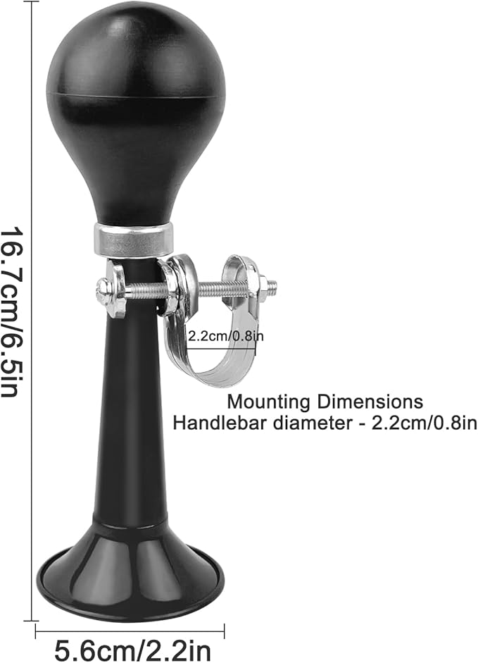 Aluminum Alloy Bike Horn, Loud Bicycle Horns for Kids and Adults,Retro and Easy-to-Install Bicycle Accessories