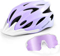Odoland Adult Bike Helmet and Cycling Sunglasses Set for Men & Women, Safety Certified Bicycle Helmet with UV Protection Glasses for Mountain, Skating, Road, City Commuting & Outdoor Riding