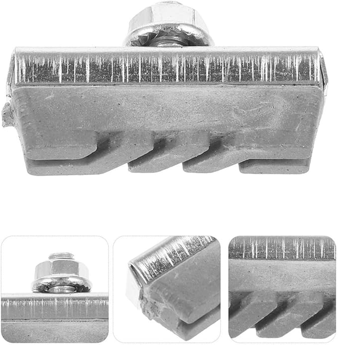 VALICLUD 5pcs Universal Bicycle Brake Pads Set Bicycle Brake Pads Set Replacement for Mountain and Bikes Compatible with Road and Road
