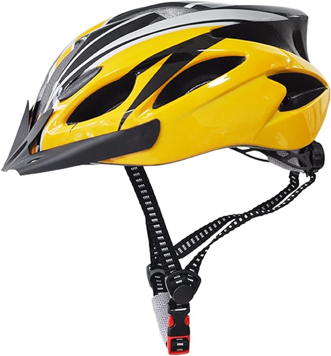 UPANBIKE Adult Bike Helmet - One-Piece Adjustable Safety Protection for Mountain & Road Bikes