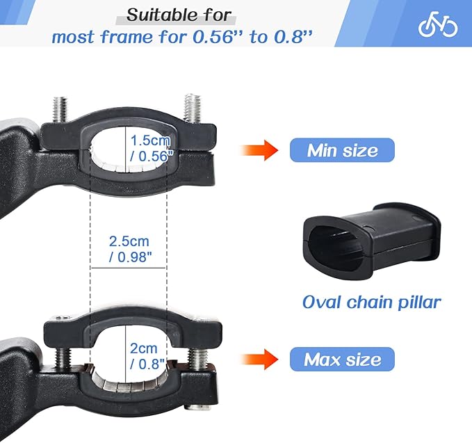 ROADNADO Bicycle Kickstand for Adult Bikes 24-29 inch Adjustable Bike Kickstand High Load-Bearing Anti-Slip Aluminum Alloy Bike Kick Stands for 451C/650C/700C MTB/Road Bike/City Bike Black