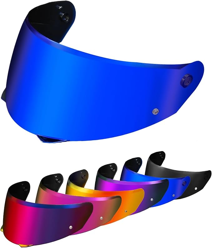 PSLER i90 Visor - HJ-33 Helmet Tinted Visor i90 Face Shield Motorcycle Helmet Visor for i90 HJ-33,Deep Blue