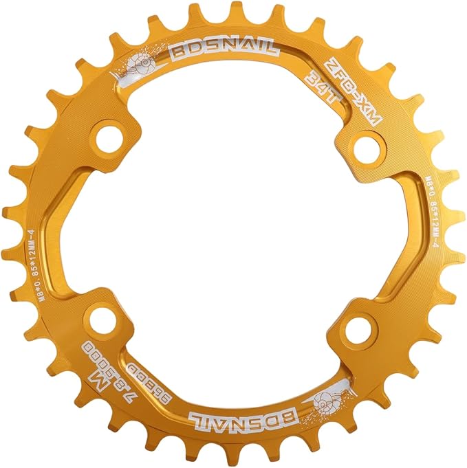 DJC Bike Chainring Asymmetrical 96BCD Round/Oval for XT SLX M6000 / M7000 / M8000 / M9000 MTB 7/8/9/10/11/12 Speed Narrow Wide 30T/32T/34T/36T/38T Tooth