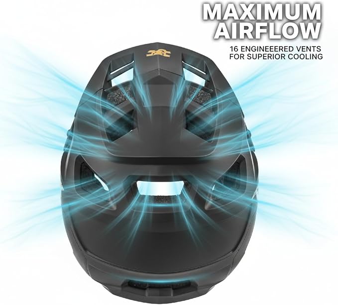 BATFOX Mountain Bike Helmet for Men Women Adults MTB Cycling Bicycle Helmet for Adjustable and with Visor