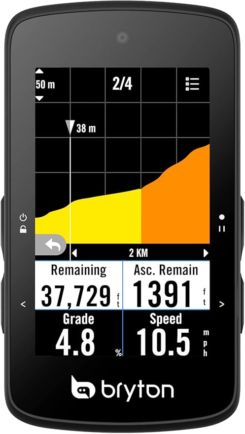 Bryton Rider 750SE GPS Bike/Cycling Computer. USA Version. Color Touchscreen, Pre-Loaded Maps, Online/Offline Navigation, Smart Trainer, Radar Support, 40hr Battery.