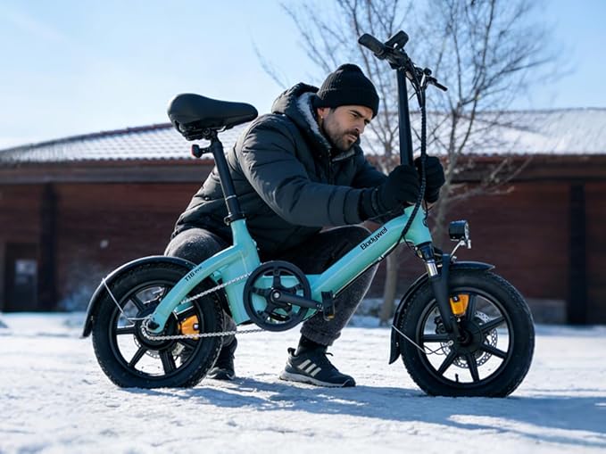 Bodywel Electric Bike for Adults, 14"/16''/20'' Ebike for Commuting, 750W/1500W Peak Motor Electric Bicycles, Foldable EBikes for Adults and Teens
